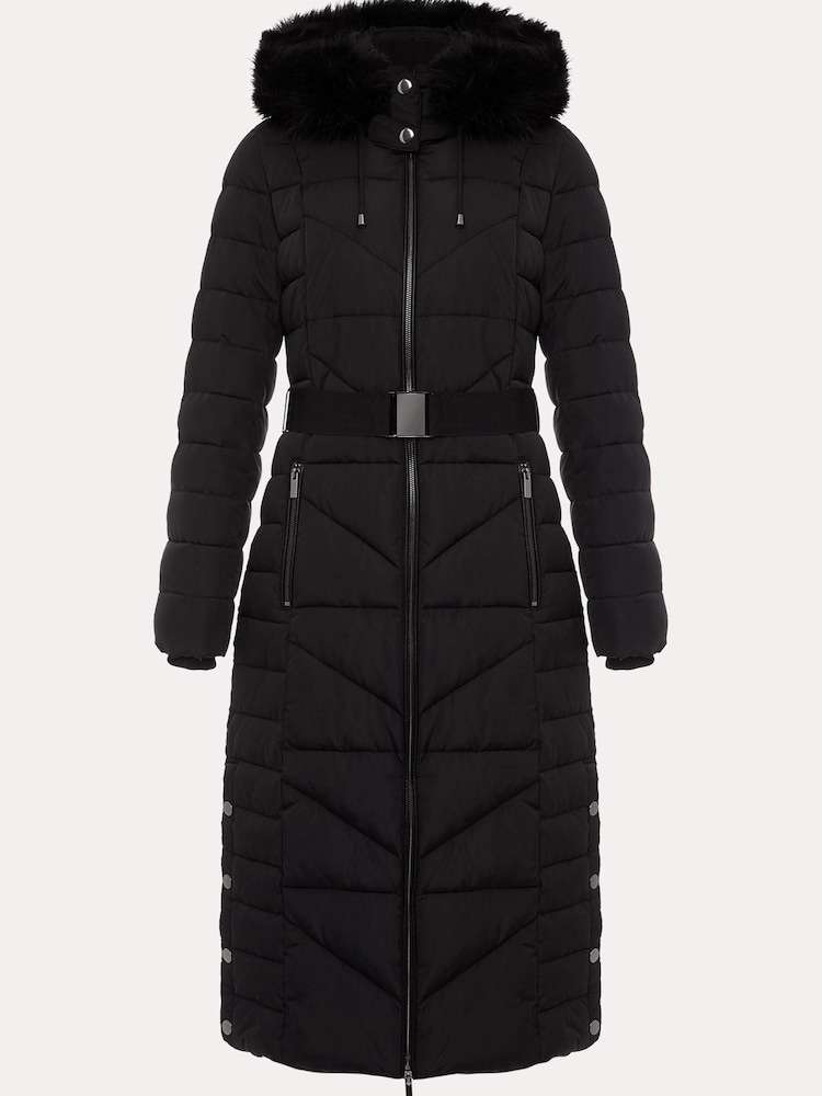 Phase Eight Black Georgie Maxi Puffer Coat - Image 8 of 8 Phase Eight Black Georgie Maxi Puffer Coat - Image 8 of 8