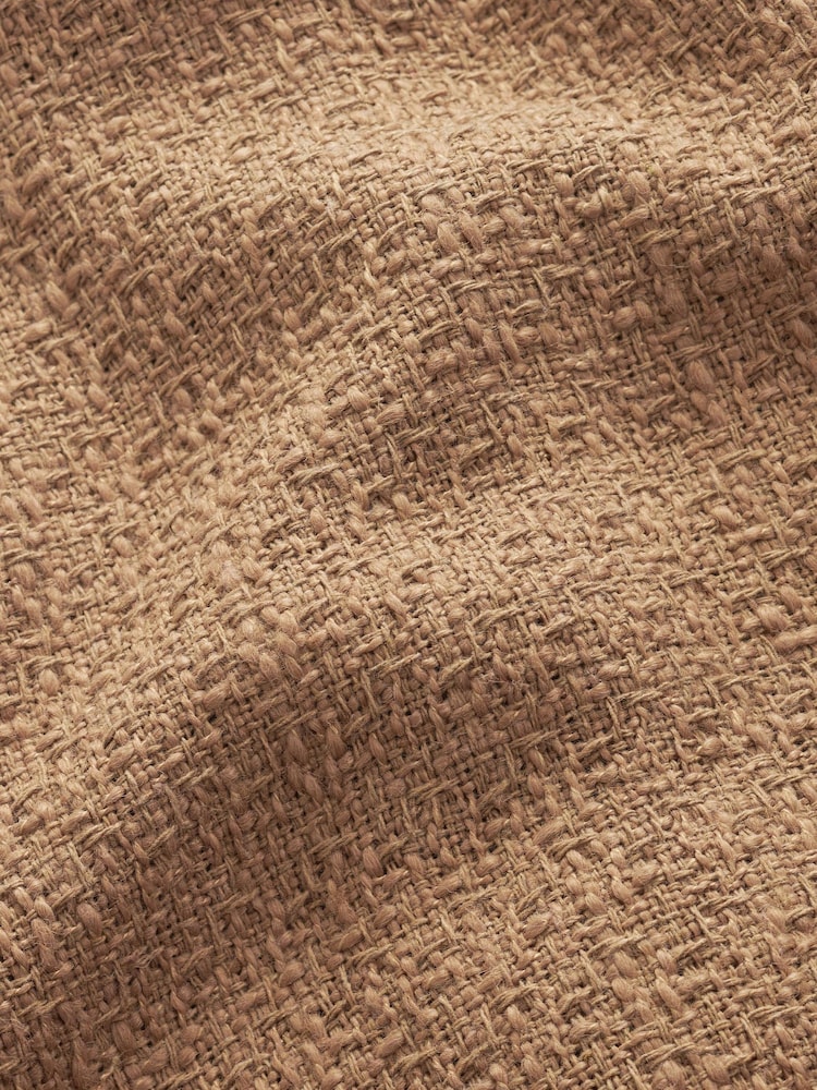 Camel Brown Bouclé Shacket - Image 7 of 7 Camel Brown Bouclé Shacket - Image 7 of 7