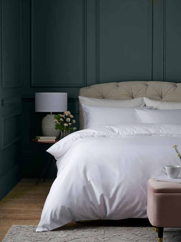 Коллекция Luxe 1000 Thread Count 100% Cotton Sateen Luxury пододеяльник и наволочка. - Изображение 1 из 5