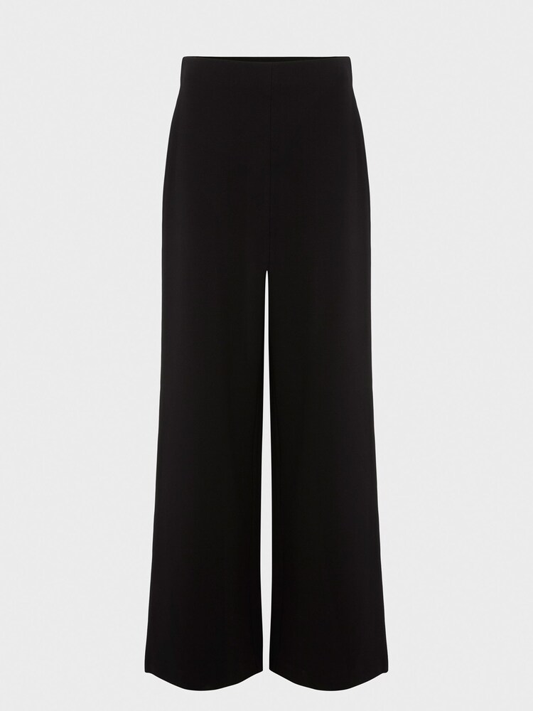 Hobbs Black Petite Pippa Wide Trousers - Image 4 of 4 Hobbs Black Petite Pippa Wide Trousers - Image 4 of 4