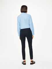 Whistles Blue Super Stretch Trousers - Image 2 of 5