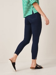 Rinse Blue Cropped Denim Jersey Leggings - Image 2 of 6