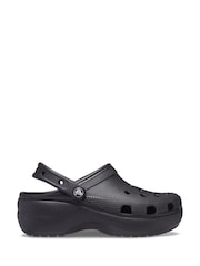 Crocs Black Classic Platform Clogs - Image 1 of 6