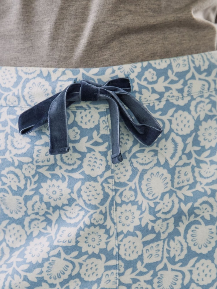 Boden Natural Chrome Vanessa Cosy 100% Cotton Pyjama Bottoms - Image 4 of 4
