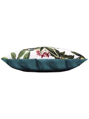 Evans Lichfield Multi/Teal Blue Parrots Outdoor Polyester Filled Cushion - Image 4 of 5