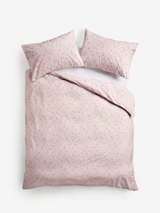 2 Pack Pink/White Ditsy Floral Reversible Duvet Cover and Pillowcase Set - Image 6 of 8