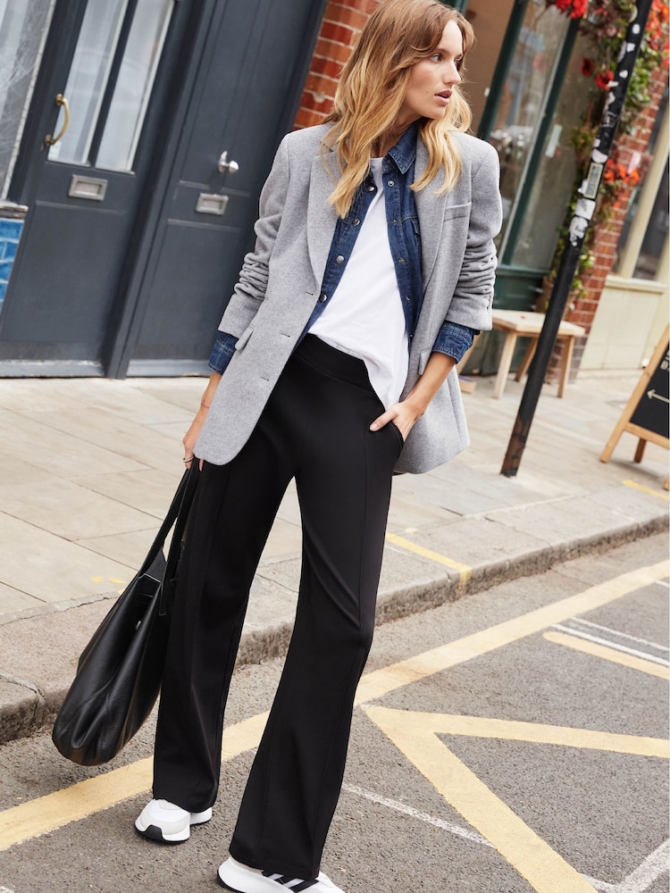 Baukjen Marian Black Trousers with Lenzing Ecovero™ - Image 1 of 4
