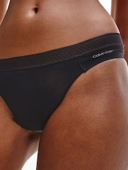 Calvin Klein Black Seductive Comfort Light Thong - Image 3 of 4