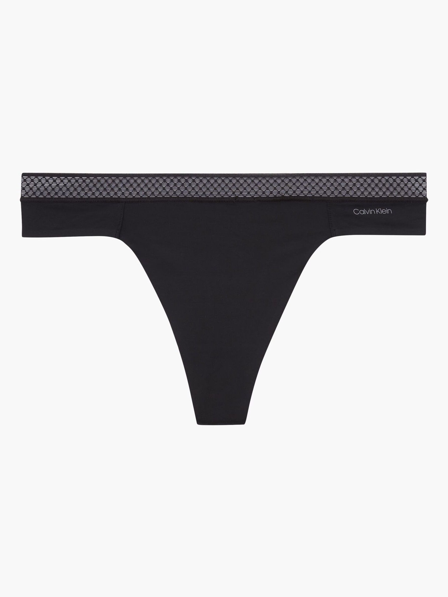 Buy Calvin Klein Black Seductive Comfort Light Thong from