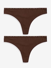 Calvin Klein CK One Plus Cotton Thong 2 Pack - Image 3 of 6