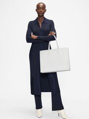Ted Baker Grey Sukicon Crosshatch East West Icon Bag - Image 1 of 4