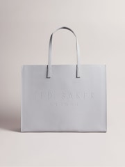 Ted Baker Grey Sukicon Crosshatch East West Icon Bag - Image 3 of 4
