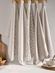 Set of 5 Geo Tea Towels - Изображение 1 из 3