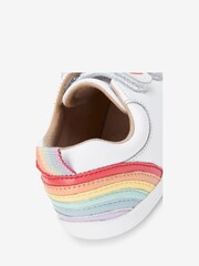 Weiß Leder - Erste Laufschuhe Regenbogen-Sneaker - Bild 5 von 6