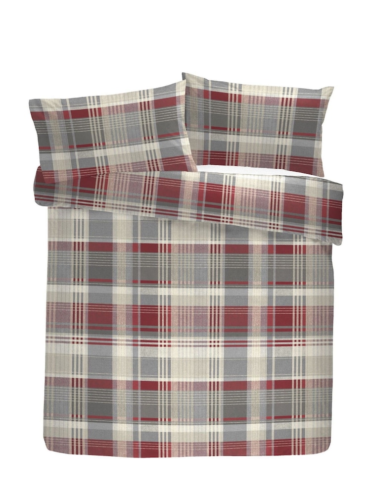 Appletree Connolly karirast; s karirastim vzorcem Brushed 100% Cotton prešito pregrinjalo in Pillowcase Set - Slika 4 iz 4 Appletree Connolly karirast; s karirastim vzorcem Brushed 100% Cotton prešito pregrinjalo in Pillowcase Set - Slika 4 iz 4