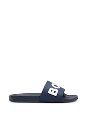 BOSS Blue Kirk Rubber Sliders - Image 1 of 4