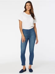 Bleu moyen - Jeans skinny à enfiler NYDJ dans SpanSpring™ - Image 1 of 7