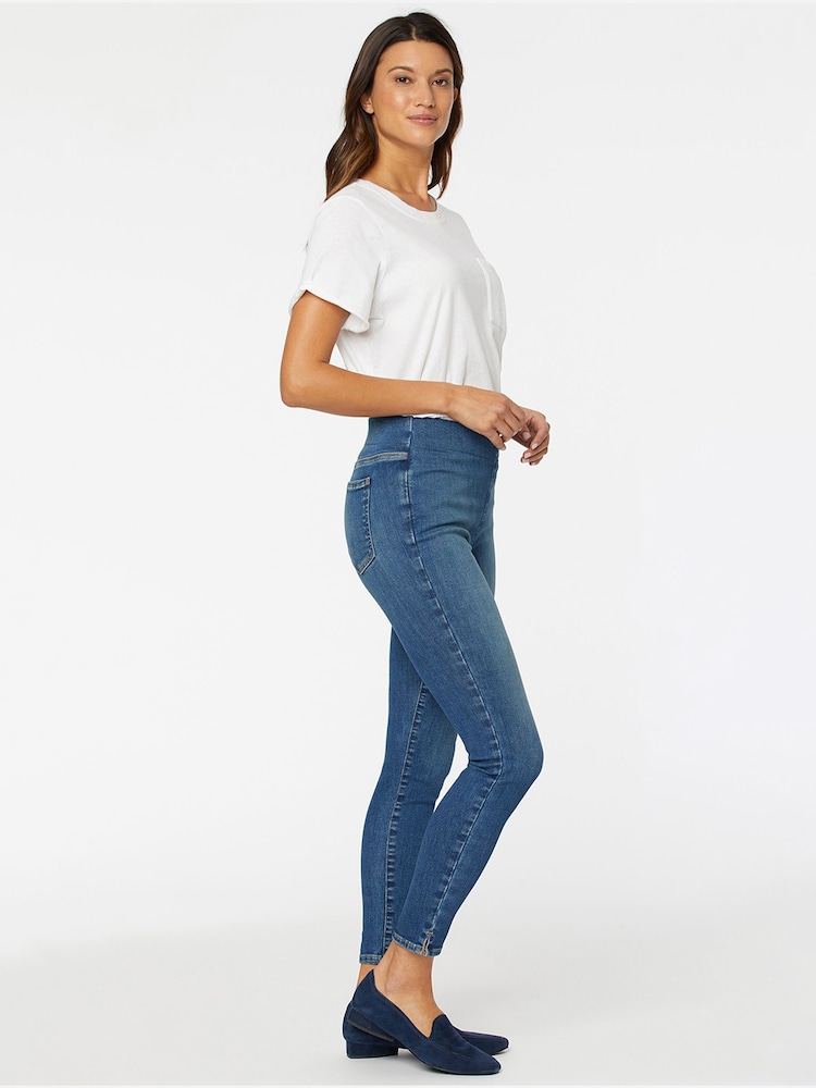 Bleu moyen - Jeans skinny à enfiler NYDJ dans SpanSpring™ - Image 3 of 7