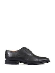 Negro - Zapatos de vestir negros con cordones y diseño de cuero Gents de Jones Bootmaker - Imagen 2 de 6