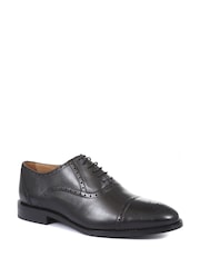 Negro - Zapatos de vestir negros con cordones y diseño de cuero Gents de Jones Bootmaker - Imagen 3 de 6