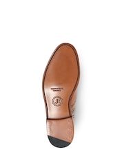 Jones Bootmaker Tan Gents Leather Lace Smart Shoes - Image 2 of 4