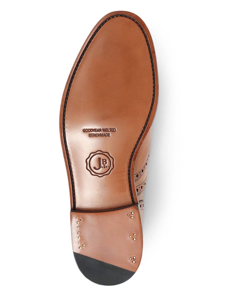 Jones Bootmaker Tan Gents Leather Lace Smart Shoes - Image 4 of 4
