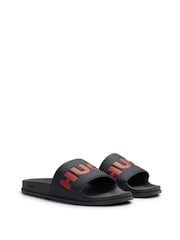 HUGO Black Match it Slid Sandals - Image 1 of 3