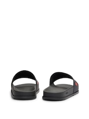 HUGO Black Match it Slid Sandals - Image 2 of 3