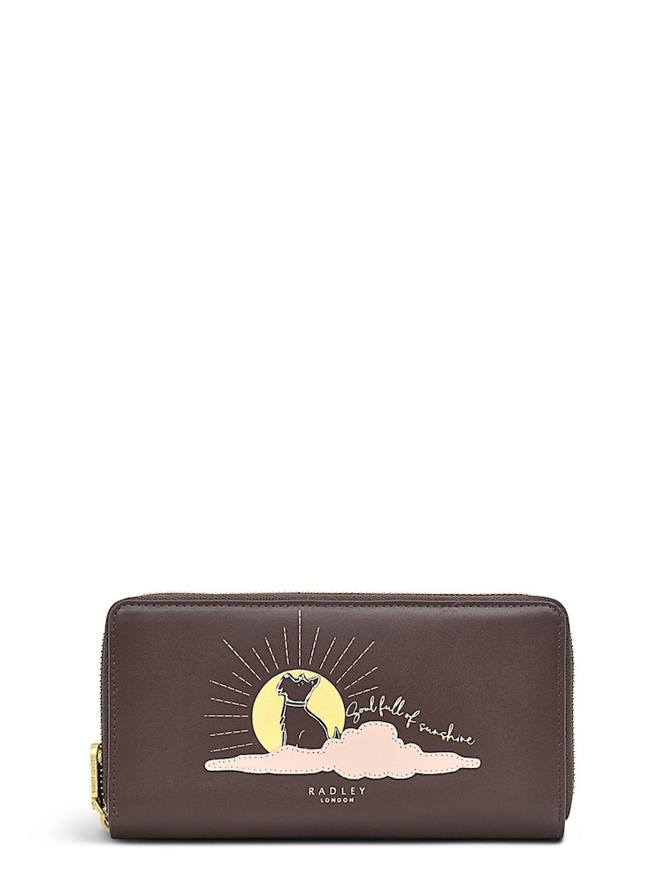 Radley London Sun Dog Large Ziparound Matinee Purse - Image 1 of 4 Radley London Sun Dog Large Ziparound Matinee Purse - Image 1 of 4