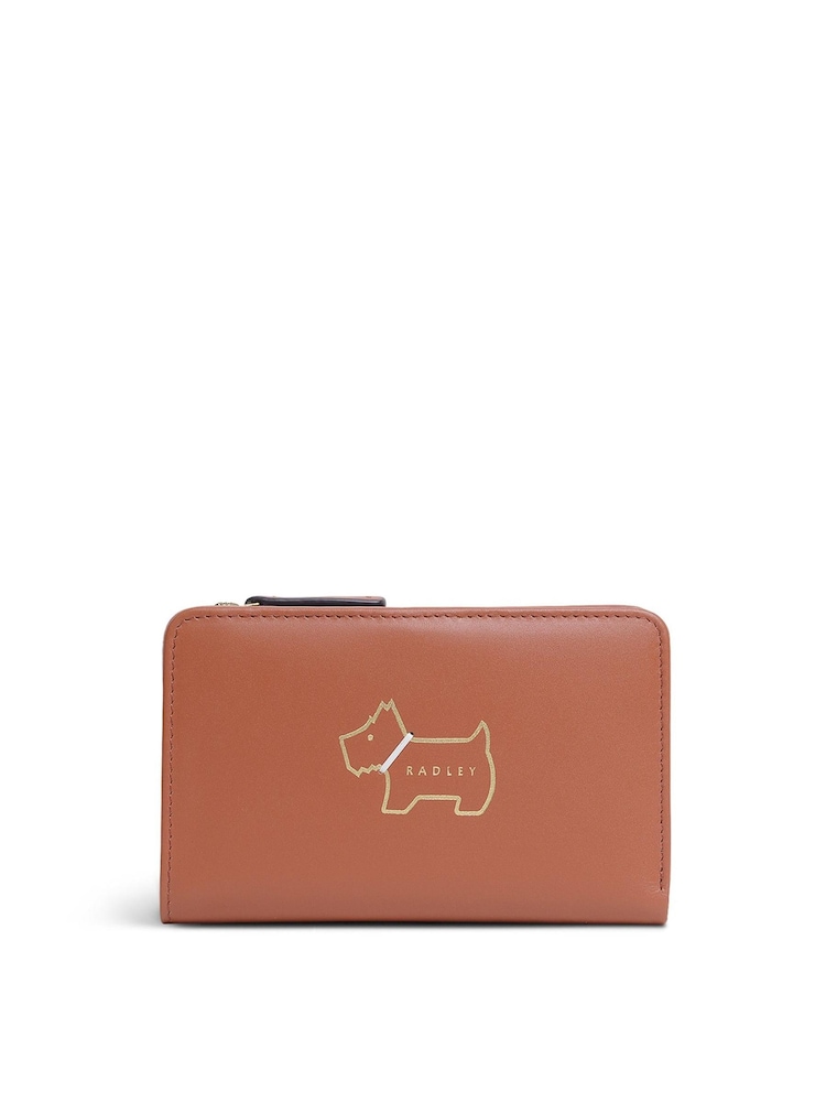 Radley London Heritage Dog Outline Medium Bifold Purse - Image 1 of 3