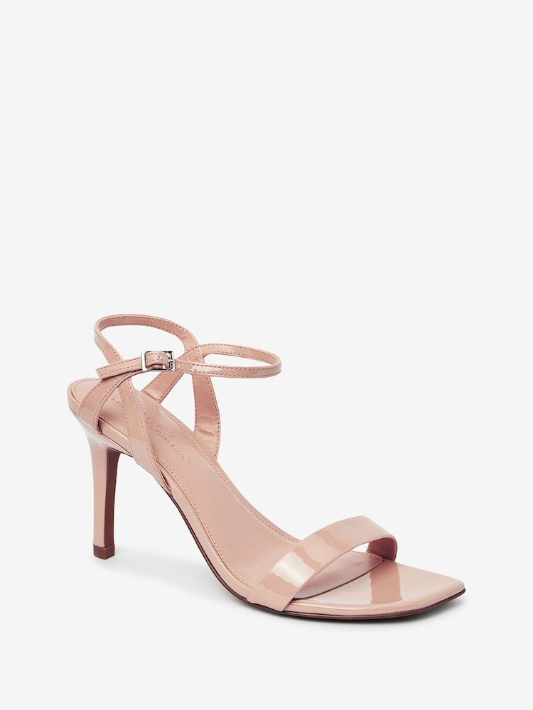 Nude Pink Regular/Wide Fit Forever Comfort® Strappy Skinny Heel Sandals - Image 4 of 6