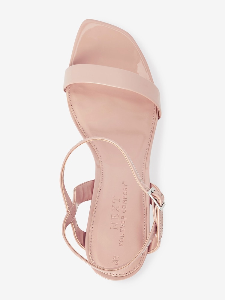Nude Pink Regular/Wide Fit Forever Comfort® Strappy Skinny Heel Sandals - Image 5 of 6