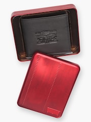Levi's® Black Leather Card Wallet - Image 3 of 8