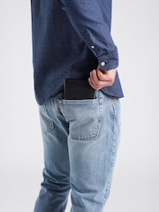 Levi's® Black Leather Card Wallet - Image 8 of 8