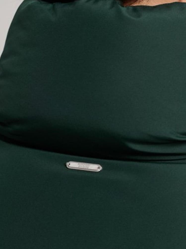 Superdry Green Short Down Puffer Coat - Image 6 of 6