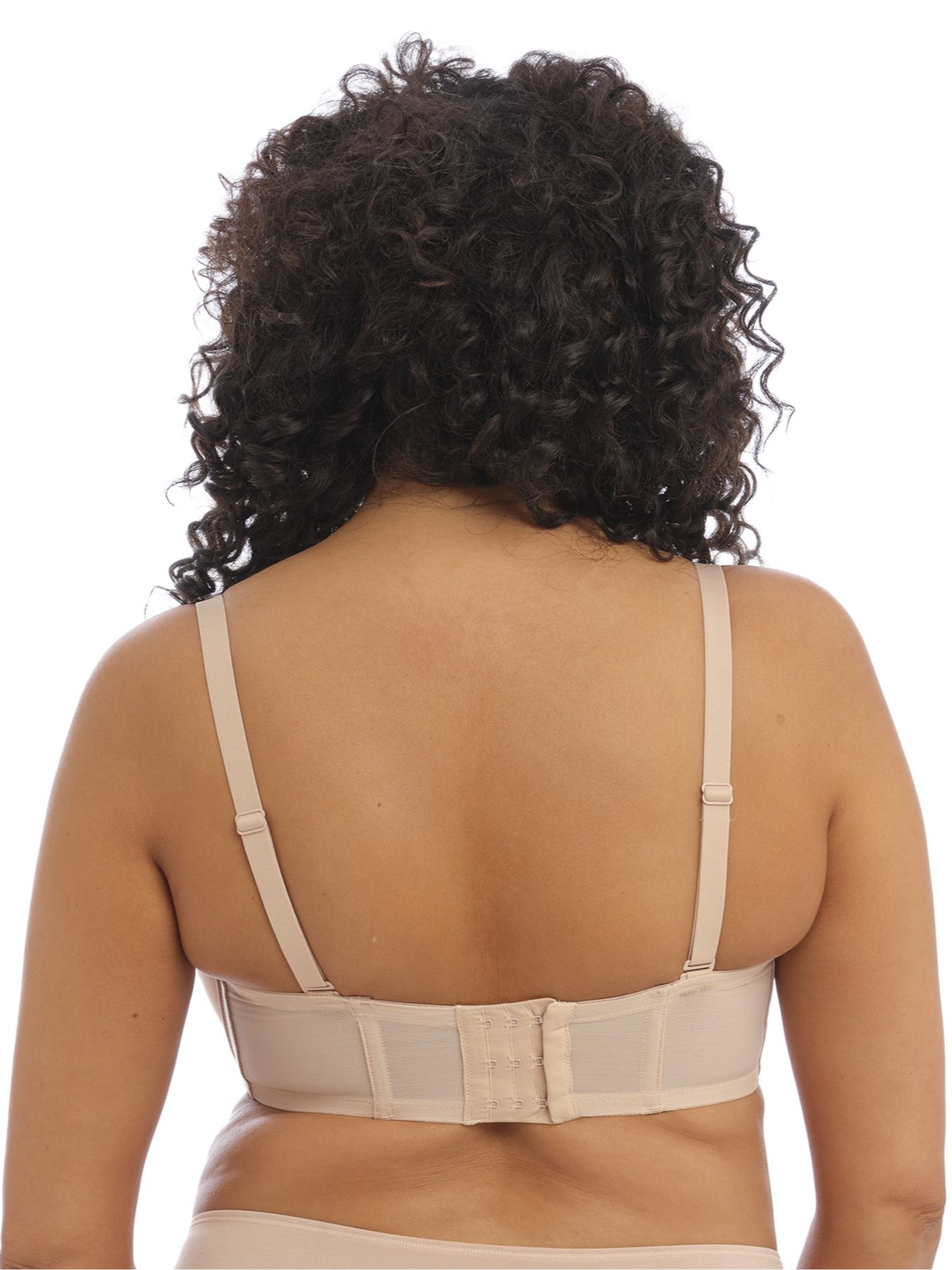 ELOMI 1230 MOLDED SMOOTHING UNDERWIRE STRAPLESS BRA IN NUDE SIZE 40DDD