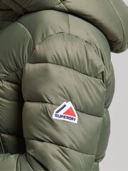 Superdry Green Fuji Cropped Hooded Jacket - Image 6 of 6