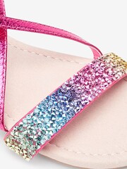 Rainbow Crystal Occasion Sandals - Image 4 of 5