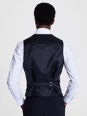 MOSS Black Tailored Fit Suit Waistcoat - Image 2 of 4