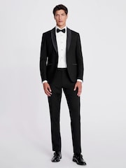 MOSS Slim Fit Tuxedo Suit Jacket - صورة 3 من 5