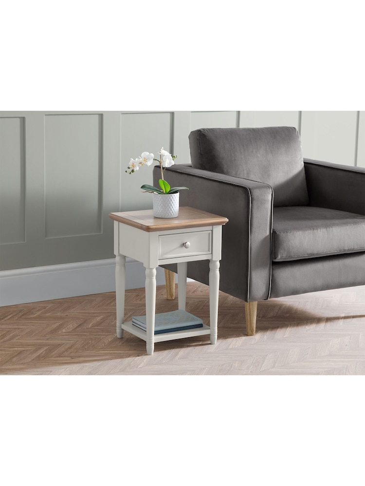 Julian Bowen Brown Provence Side Table - Image 1 of 5