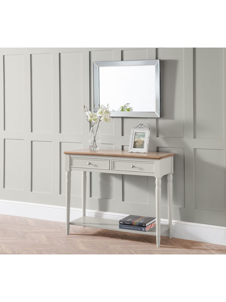 Julian Bowen Brown Provence Console Table - Image 1 of 5
