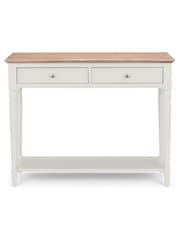 Julian Bowen Brown Provence Console Table - Image 2 of 5