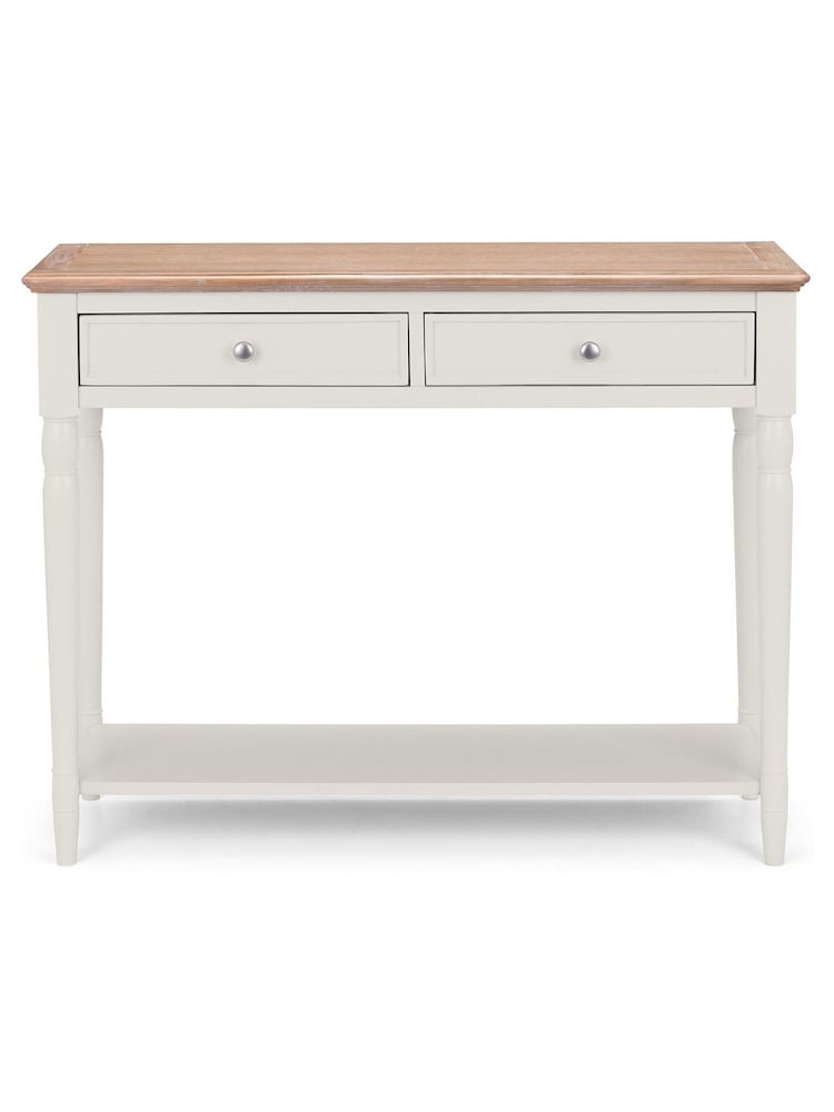 Julian Bowen Brown Provence Console Table - Image 2 of 5