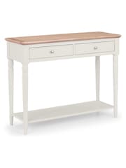 Julian Bowen Brown Provence Console Table - Image 3 of 5