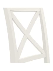 Julian Bowen Set of 2 Cream Provence Dining Chairs - Image 4 of 4