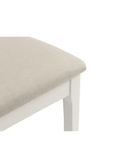 Julian Bowen Set of 2 Cream Provence Dining Chairs - Image 5 of 5