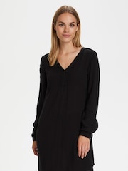 Kaffe V-Neck Long Sleeve Tunic - Image 1 of 7