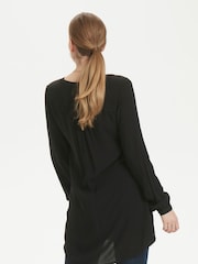 Kaffe V-Neck Long Sleeve Tunic - Image 2 of 7