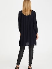 Kaffe Blue Amber 3/4 Sleeve Regular Fit Tunic - Image 3 of 8